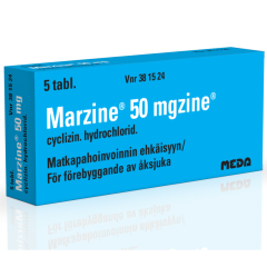 MARZINE tabletti 50 mg 5 fol
